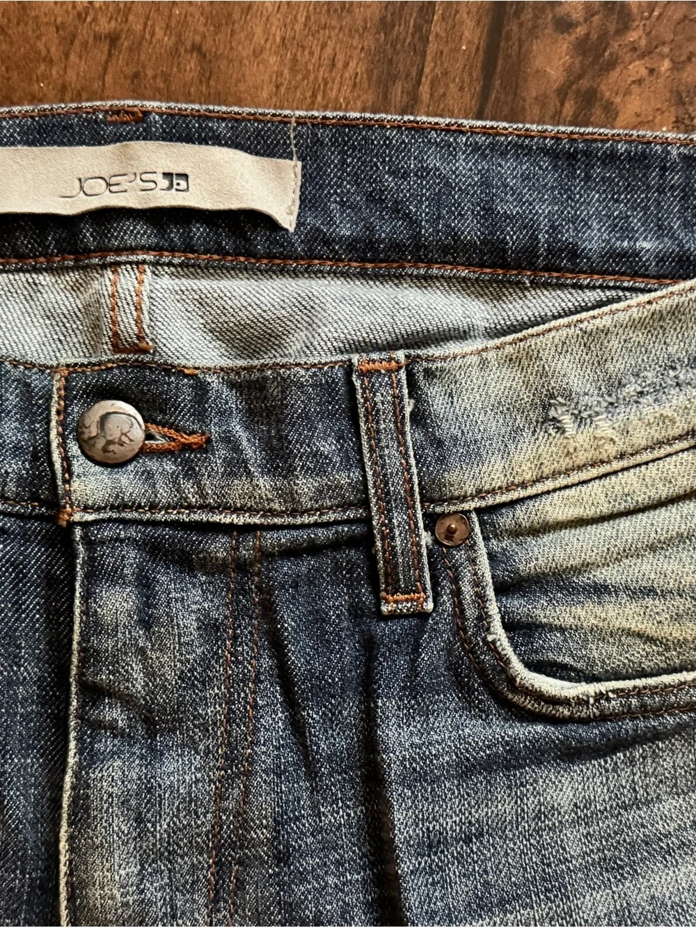 Joe's Jeans Men's Light Faded Blue Straight Jeans